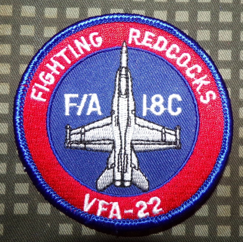 US Navy VFA-22 Strike Fighter Squadron Fighting Redcocks Patch