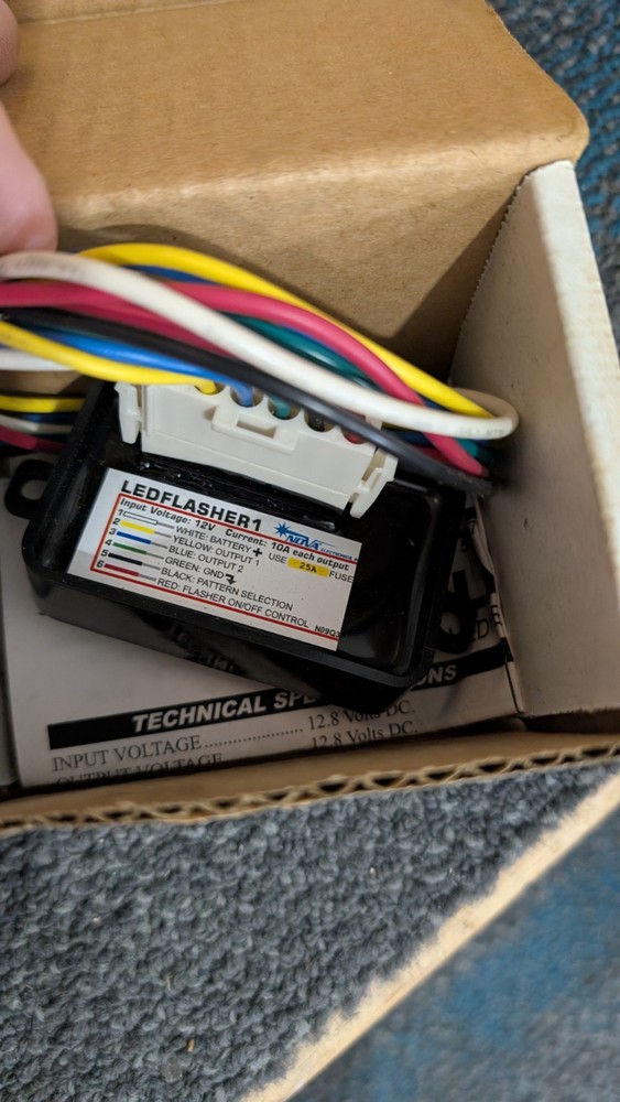 NEW OLD STOCK NOVA LEDFLASHER1 # FLC94 CONTROL BOX