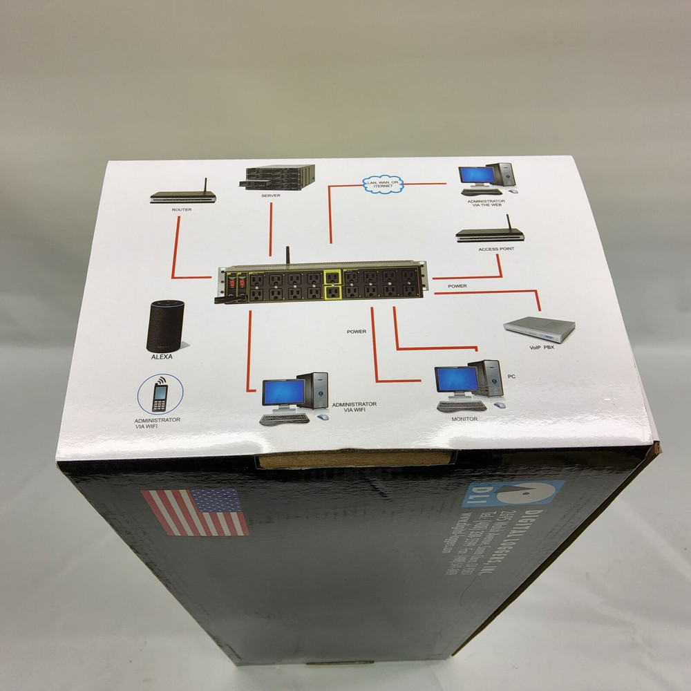 Digital Loggers DLI Ethernet Power Controller EPCR6 Remote Power Switch 18