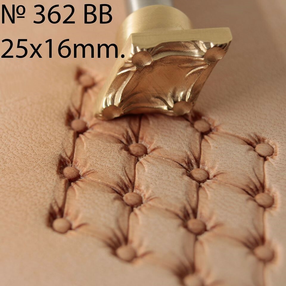 Stamp tool Leather crafting crafts brass saddle making stamps #362BB