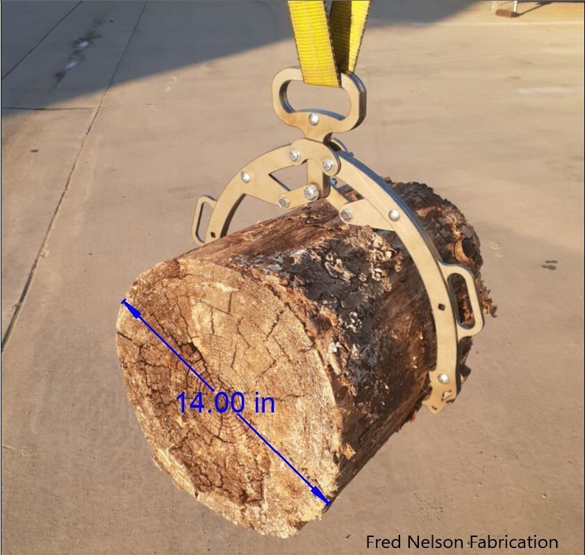 Heavy Duty Log Grapple. Log tongs.
