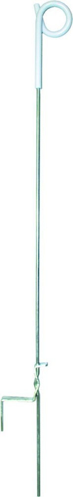 Zareba Pigtail Step In Post 39'' Gray