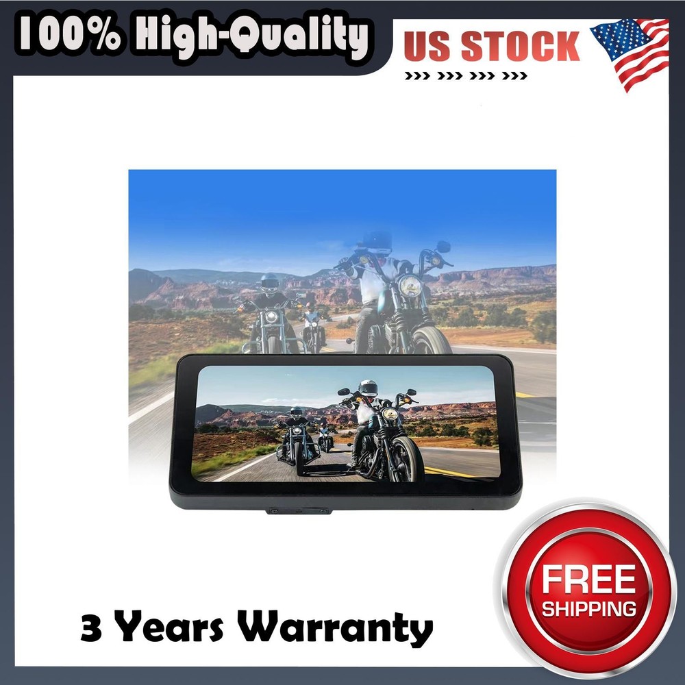 Motorcycle GPS Navigation Wireless Portable Carplay/Android Waterproof