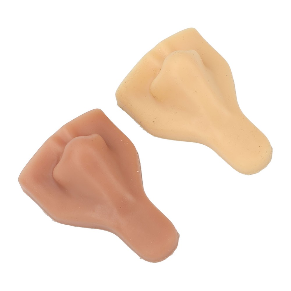 2pcs Soft Silicone Nose Model High Simulation For Practicing Suture