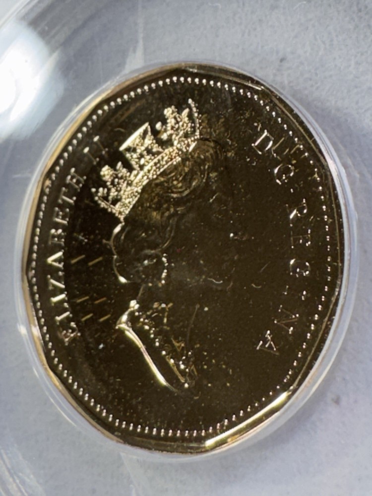 1992 Canada $1 Loonie Graded MS 69 by ANACS