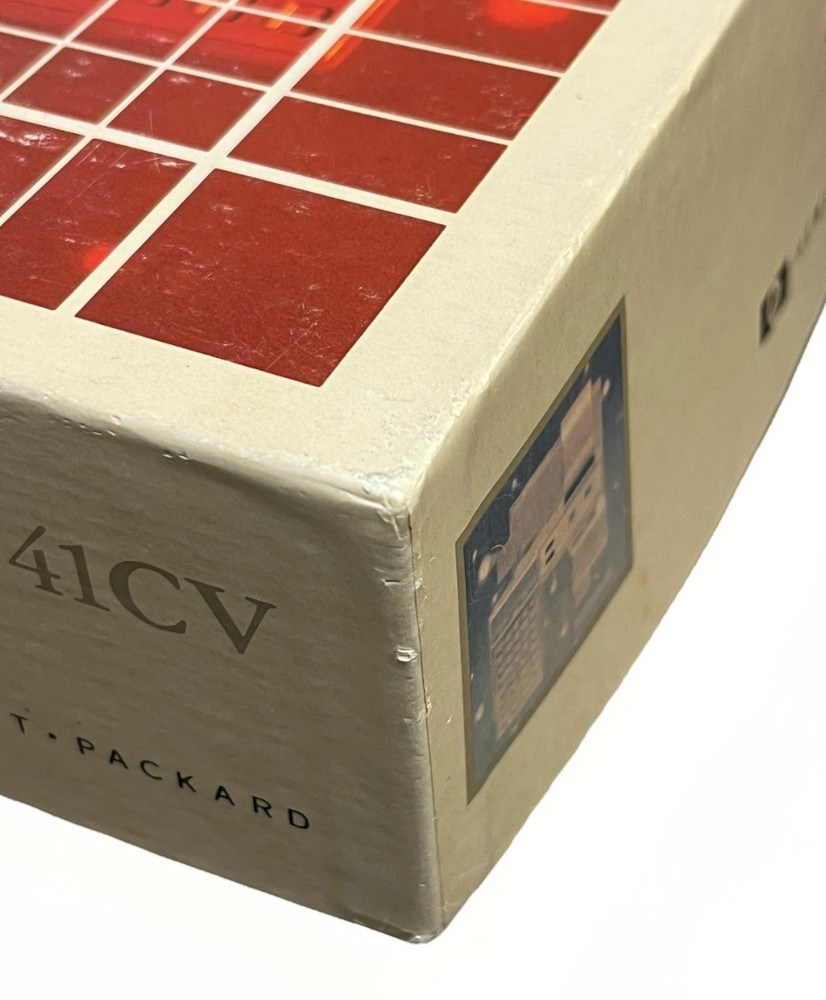 Box For Hewlett Packard HP 41CV calculator Excellent Condition