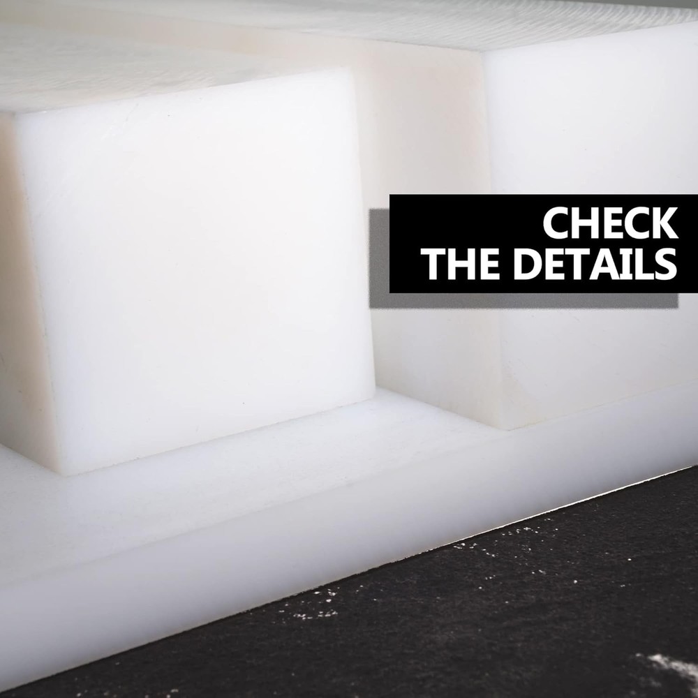 UHMW Tapping Block Ultra High Molecular Weight Polyethylene Rectangular Solid Pl