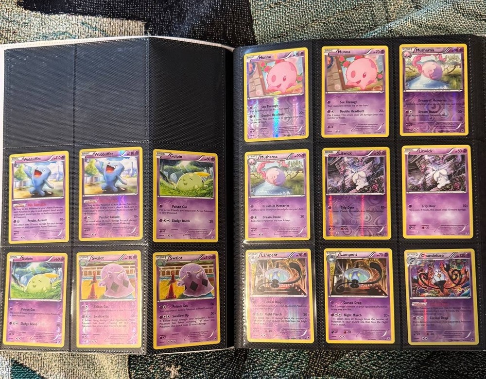 Pokemon 2014 XY Phantom Forces near-master set binder