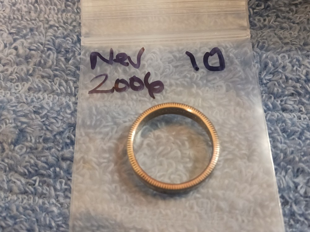 NEVADA State Washington Quarters coin ring 10 (2006) clad