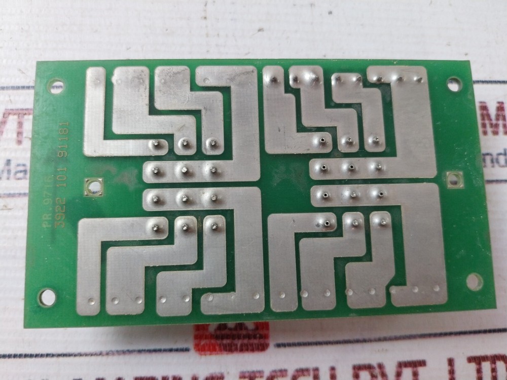 3922 101 91181 Printed Circuit Board (PCB) 9716
