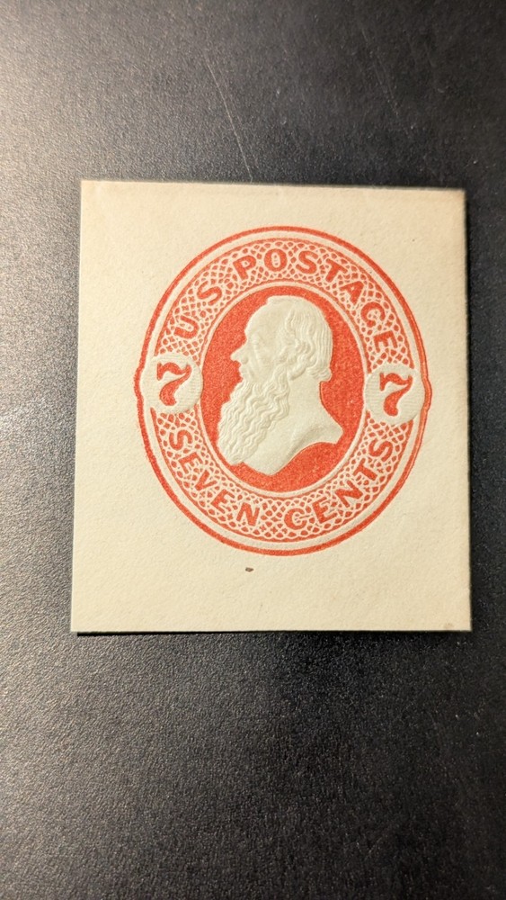 U.S. Stamp #U88 VF Mint Cut Square, Full Corner
