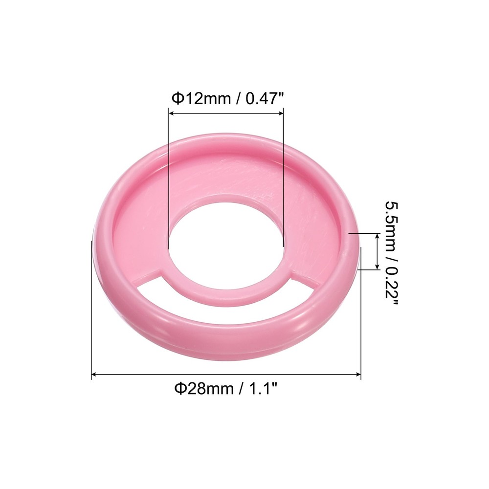 28mm Book Binding Discs 22pcs Discbound Expansion Discs Pink