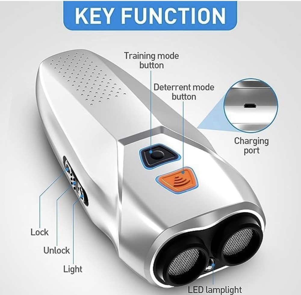 Dog Barking Control Device Dual Sensor.