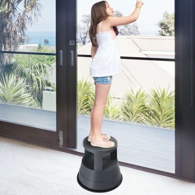 Kick Stool Rolling Step Stool W/Non-Slip Rubber Platform 330LBS Capacity Kitchen