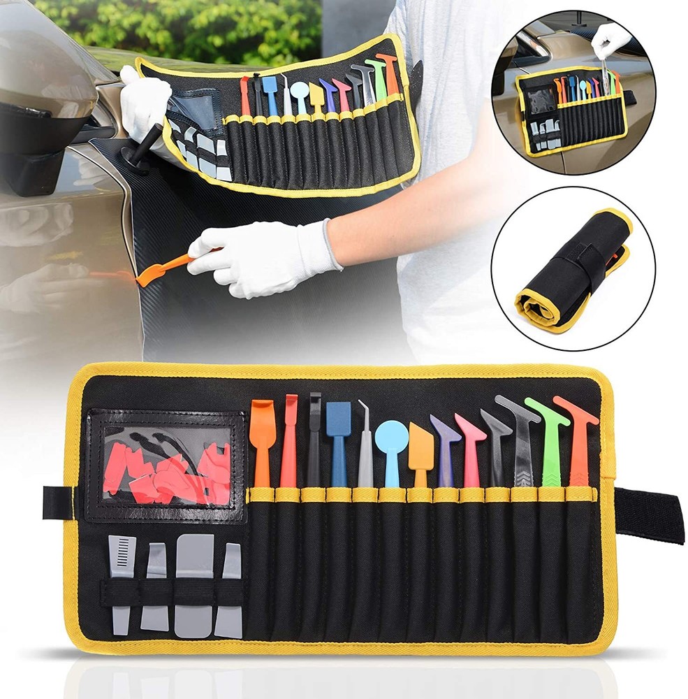 Mini Micro Wrap Stick / Squeegee Set - With Micro Fine Fiber Felt
