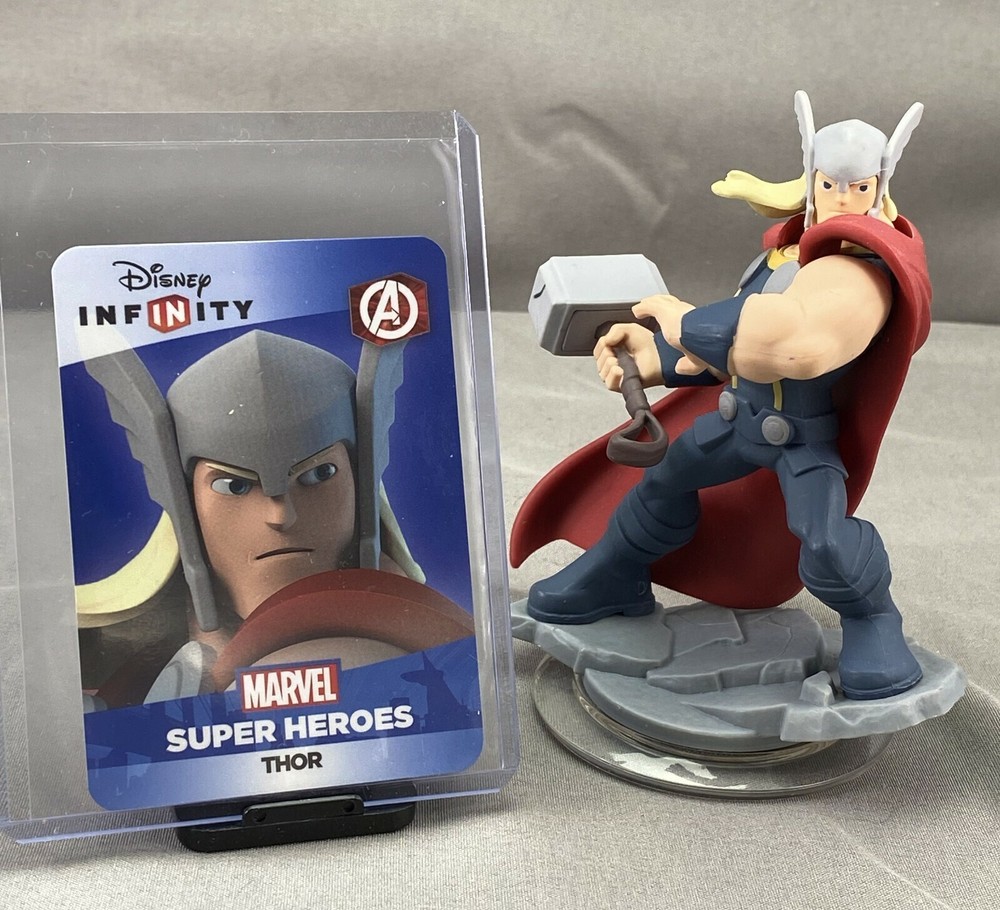 DISNEY INFINITY MARVEL - THOR Avengers Hero Loose Figure w/ Web Code