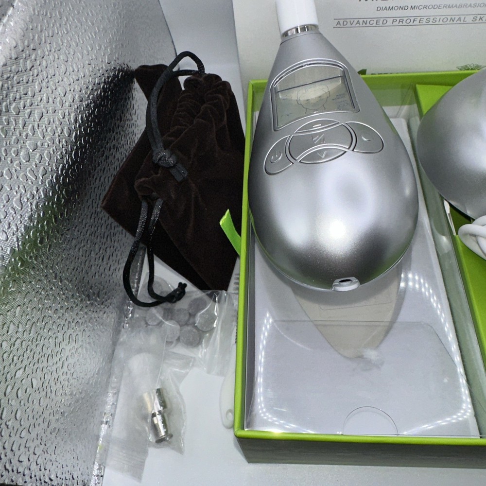 Microderm GLO Diamond Microdermabrasion Machine and Suction Tool open box