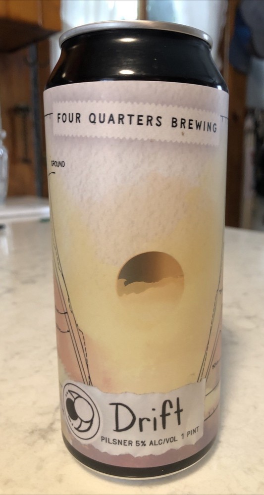 Beer  Can Great Graphics Topographical Map W Sun micro brew . can is empty