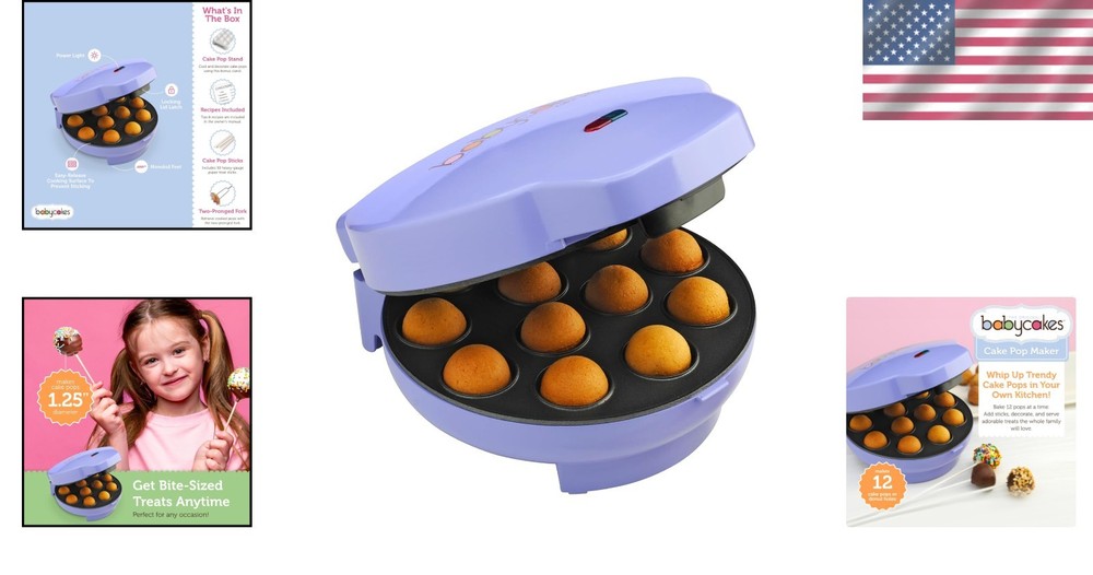 Select Brands Cake Pop Maker - Non-Stick Coating=