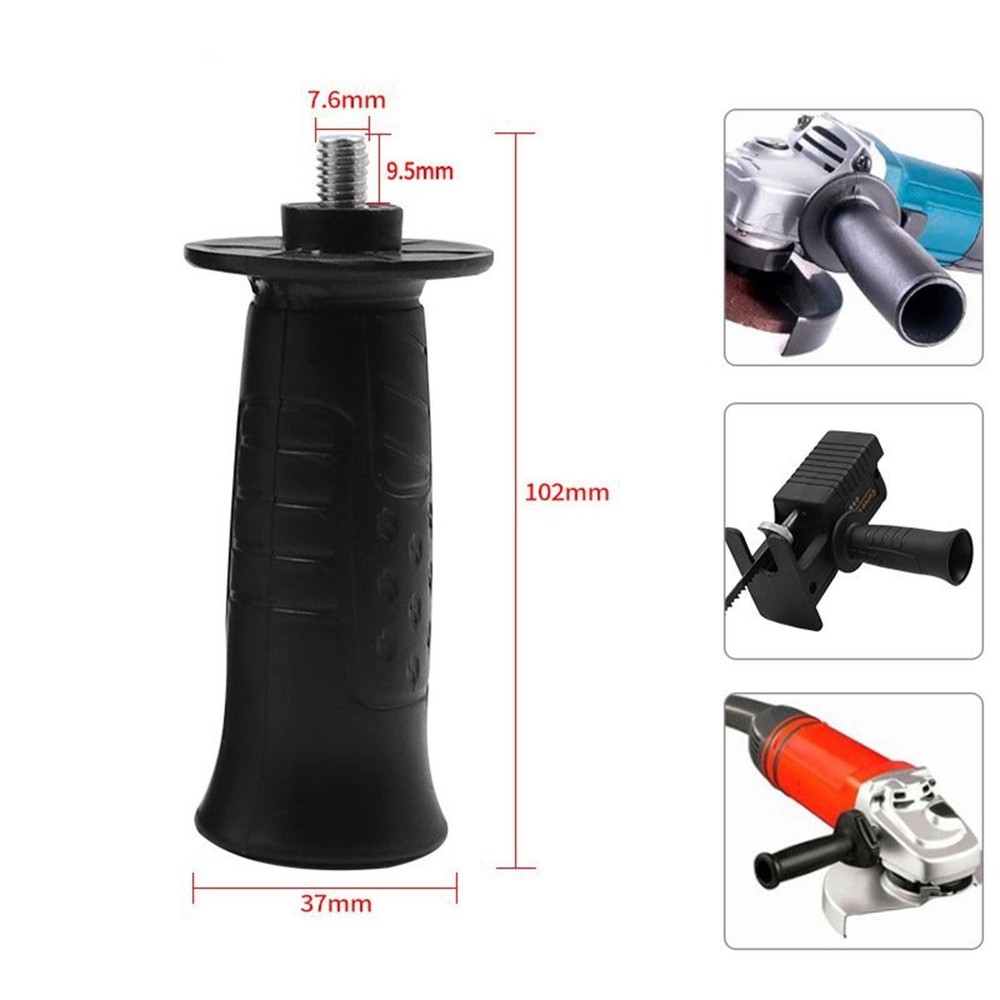Angle Grinder Side Handle Shock Absorbing Attachment for Angle Grinding