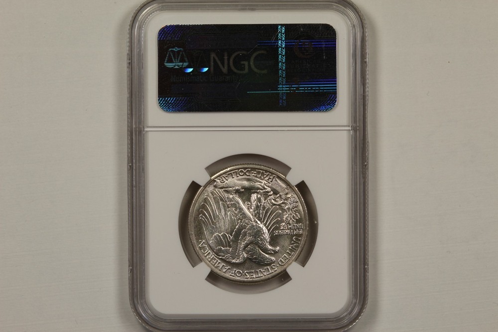 1943-D Walking Liberty Half Dollar NGC MS64
