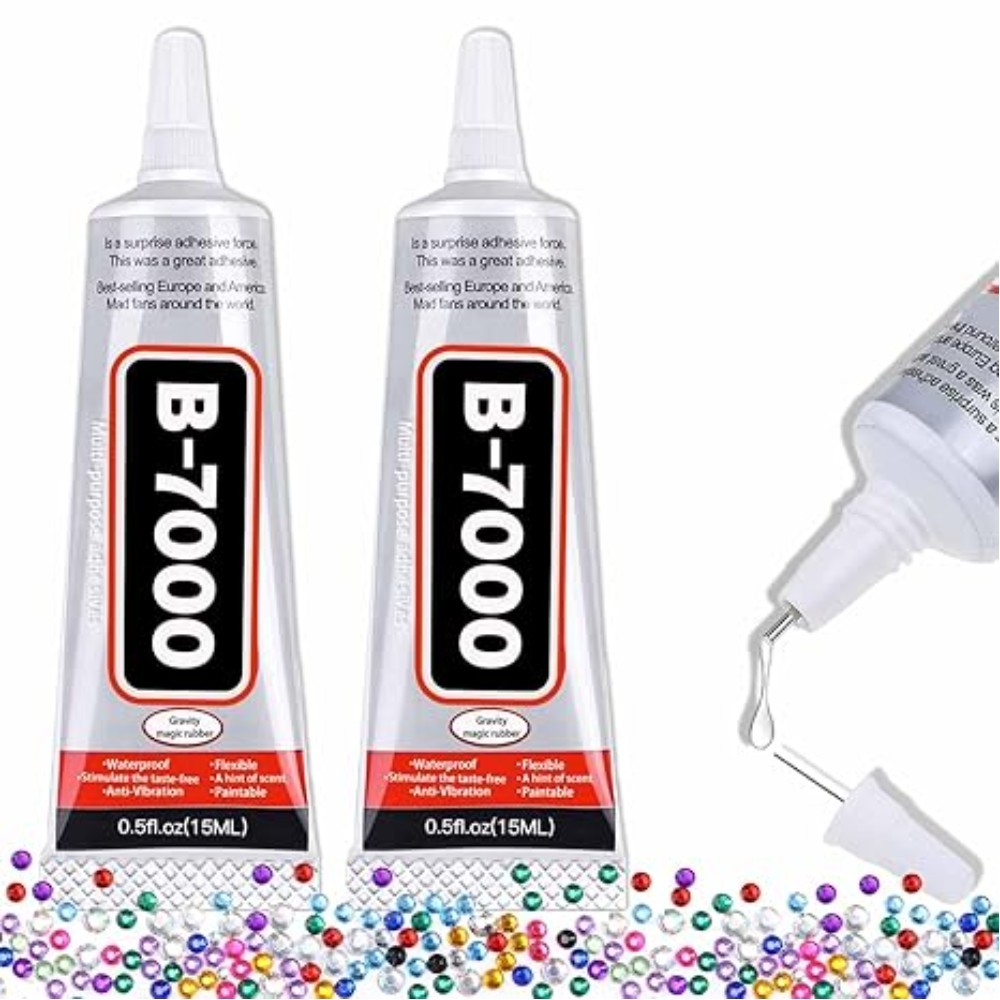 B-7000 Adhesive Multi-Function Glues, Pegamento Multiuso Transparente, (2 Pack)