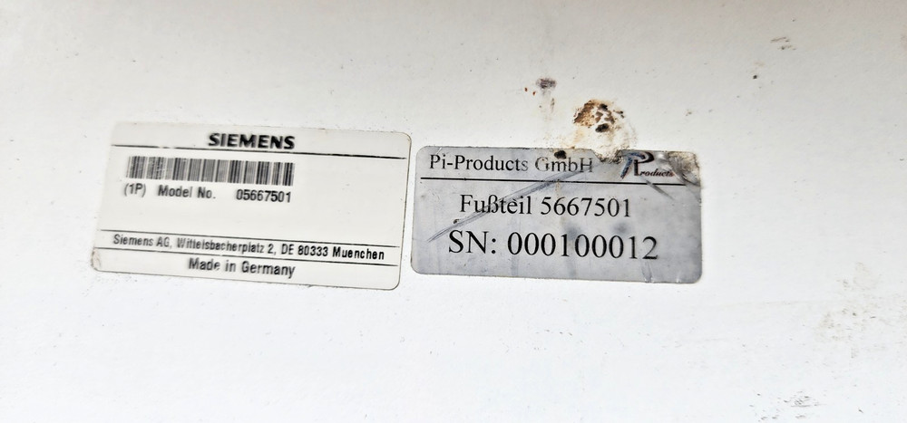 Siemens "Modularis" Urology, Lithotripsy, C-Arm Table