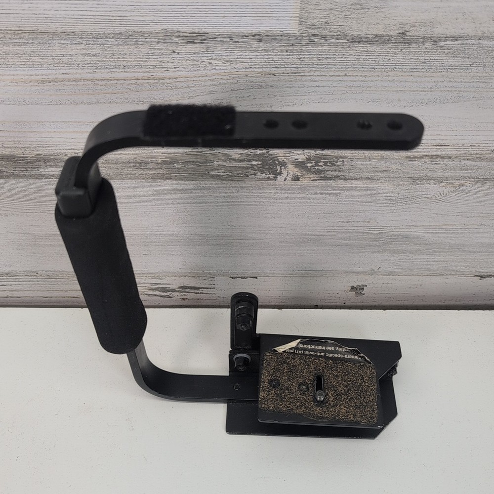 Stroboframe Camera Flip Flash Bracket – Adjustable L Bracket w/ Grip