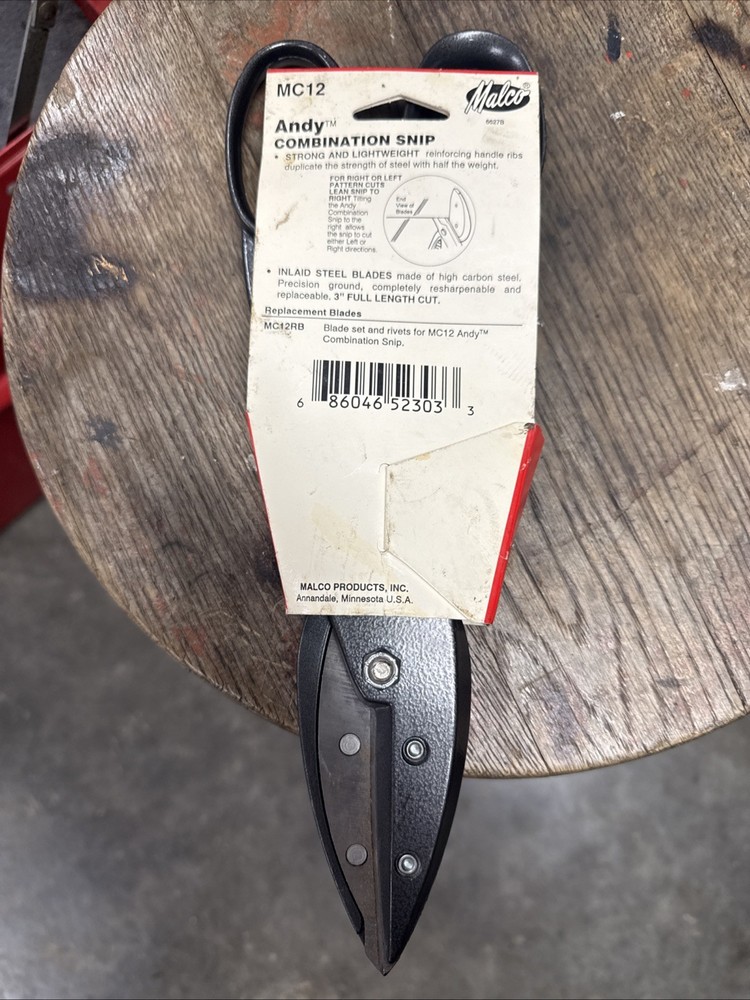 Malco Andy Snips Tin Snips MC12