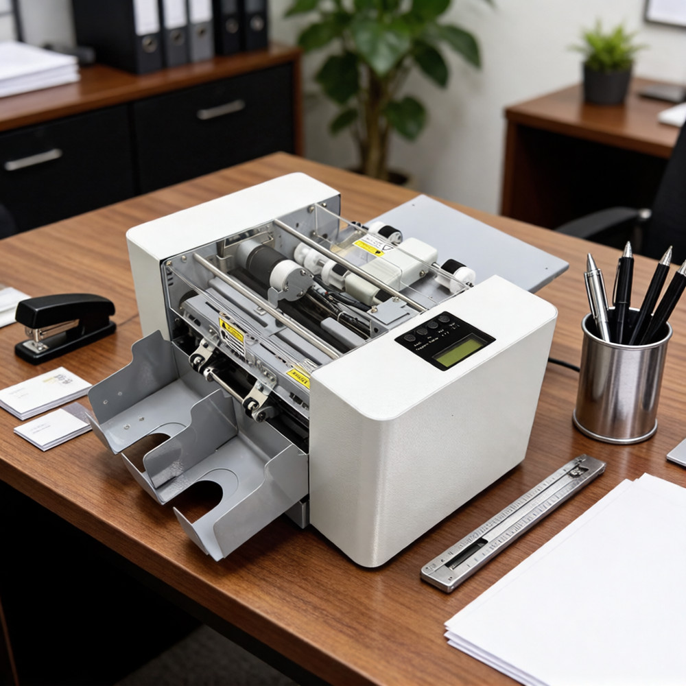 Automatic Business Card Cutter Papper Creasing & Perforating Machine Multi-funct