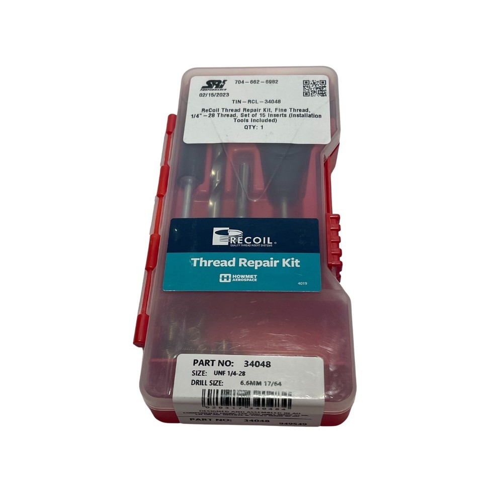 Recoil Thread Repair Kit 1/4-28