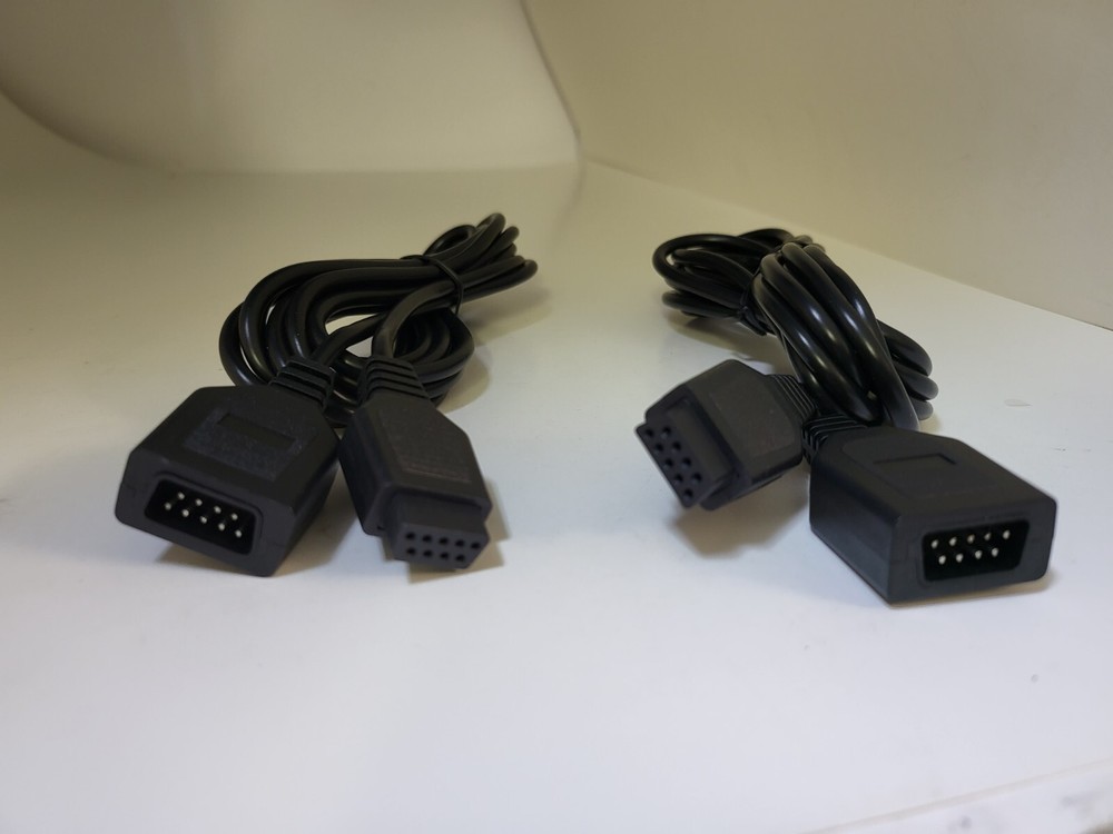 2 NEW 10 Foot 10FT Extra long Extension cable for ATARI 2600 Controller Joystick