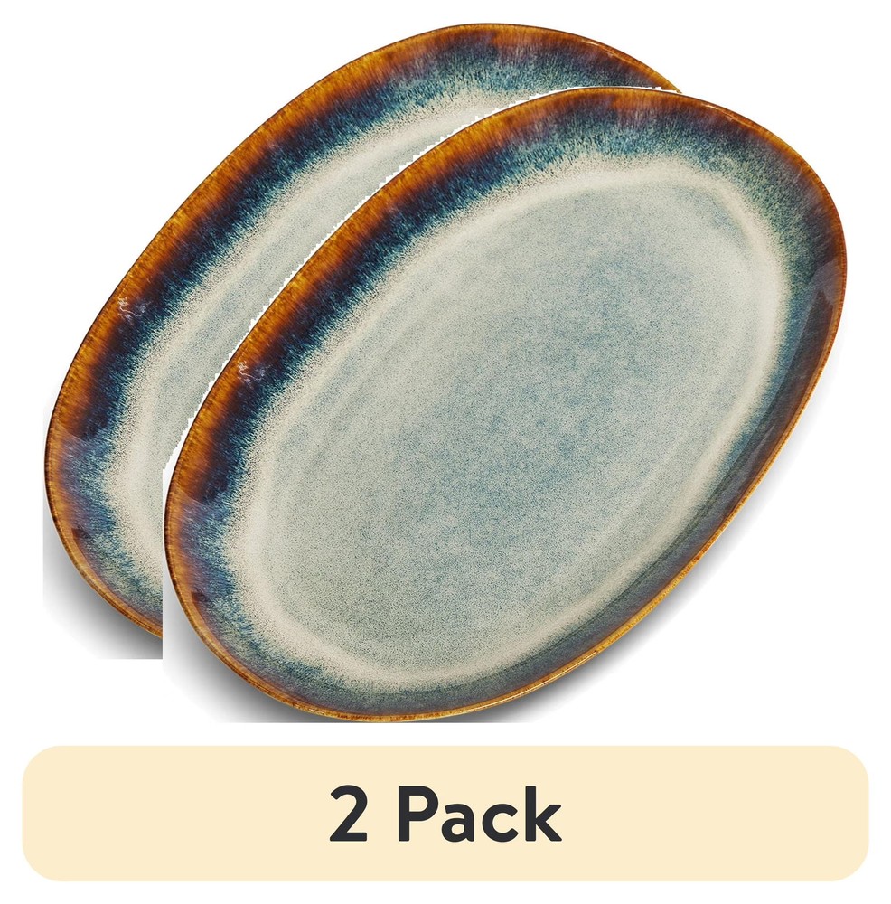 Ceramic Oval Platter, Yellowstone Collection