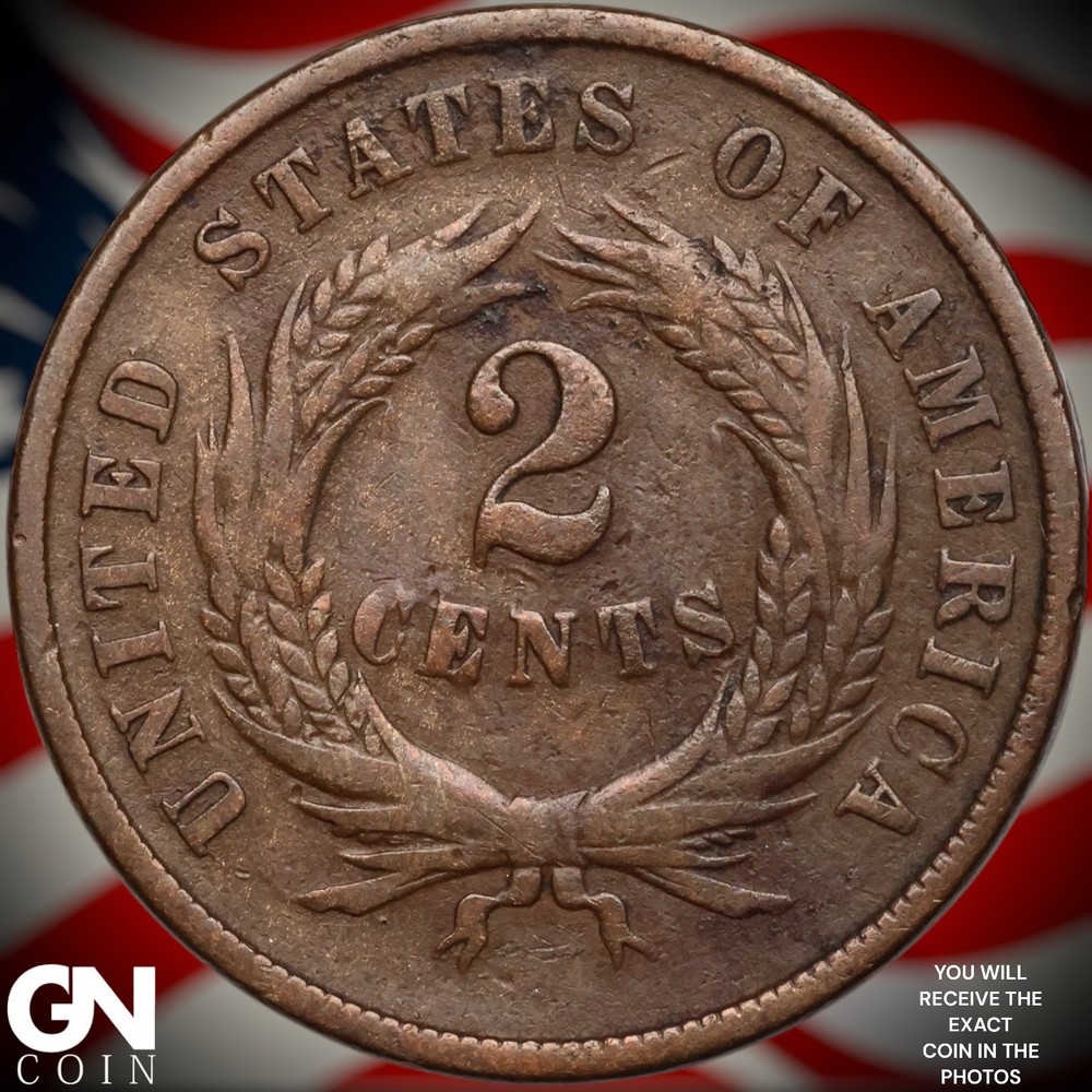 1867 2 Cent Piece B2353
