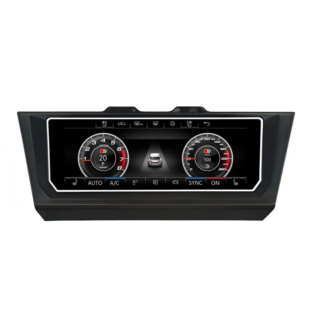 6.9'' LCD Digital AC Heater Temperature Climate Control Panel For VW Golf 7 GTI