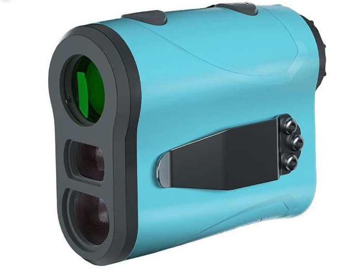 PeakPulse Golf Rangefinder Range 600 Teal Compact Sidekick with Hard Case