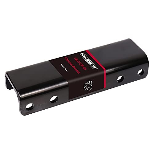 5-Position Adjustable Trailer Coupler Channel Bracket, 3" Inner Width with 2"