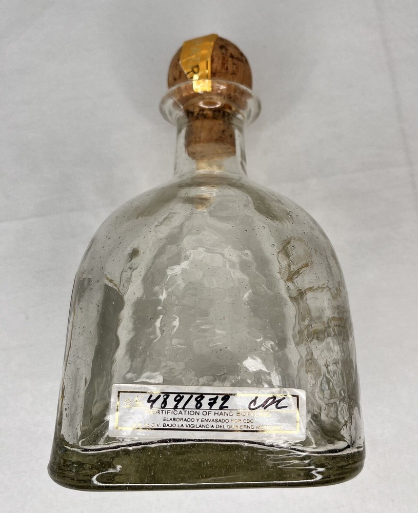 Anejo Patron Tequila 100% De Agave Empty Bottle