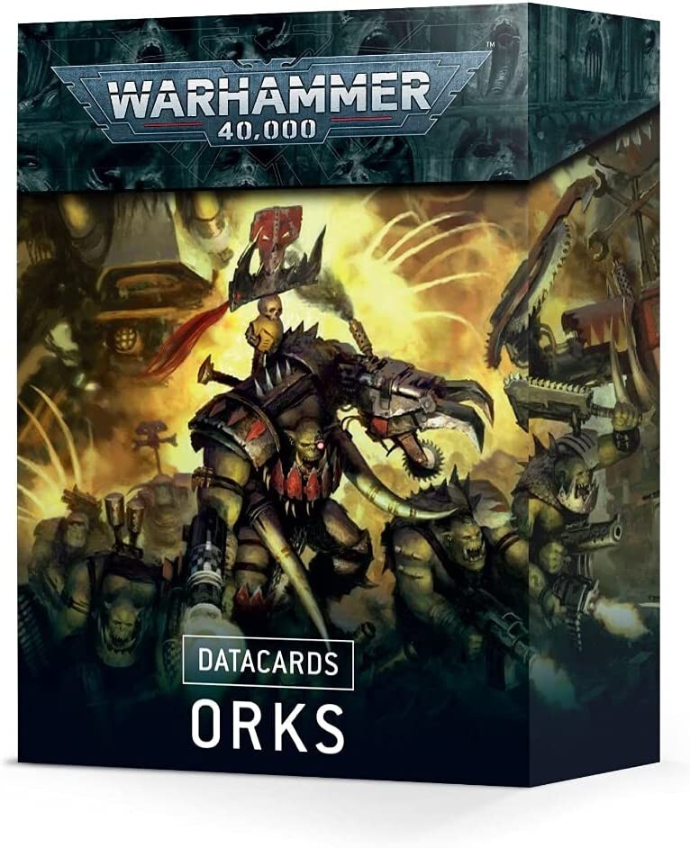 Warhammer 40,000  Orks Datacards 9th Edition   New Sealed