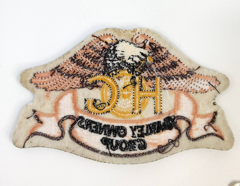 HARLEY-DAVIDSON Owners Group HOG Embroidered PATCH & Decal NOS