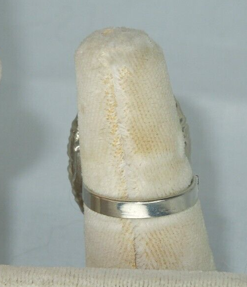 2 Ring Blanks Settings Cabochon Adjustable silver Plated Brass NEW 88V