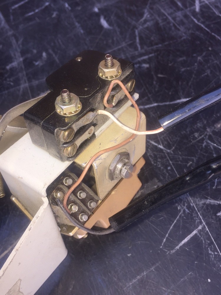 AMPEX MM1200 “End Of Tape” Switch - Latch -Bracket - Dashpot / Multiple Assy