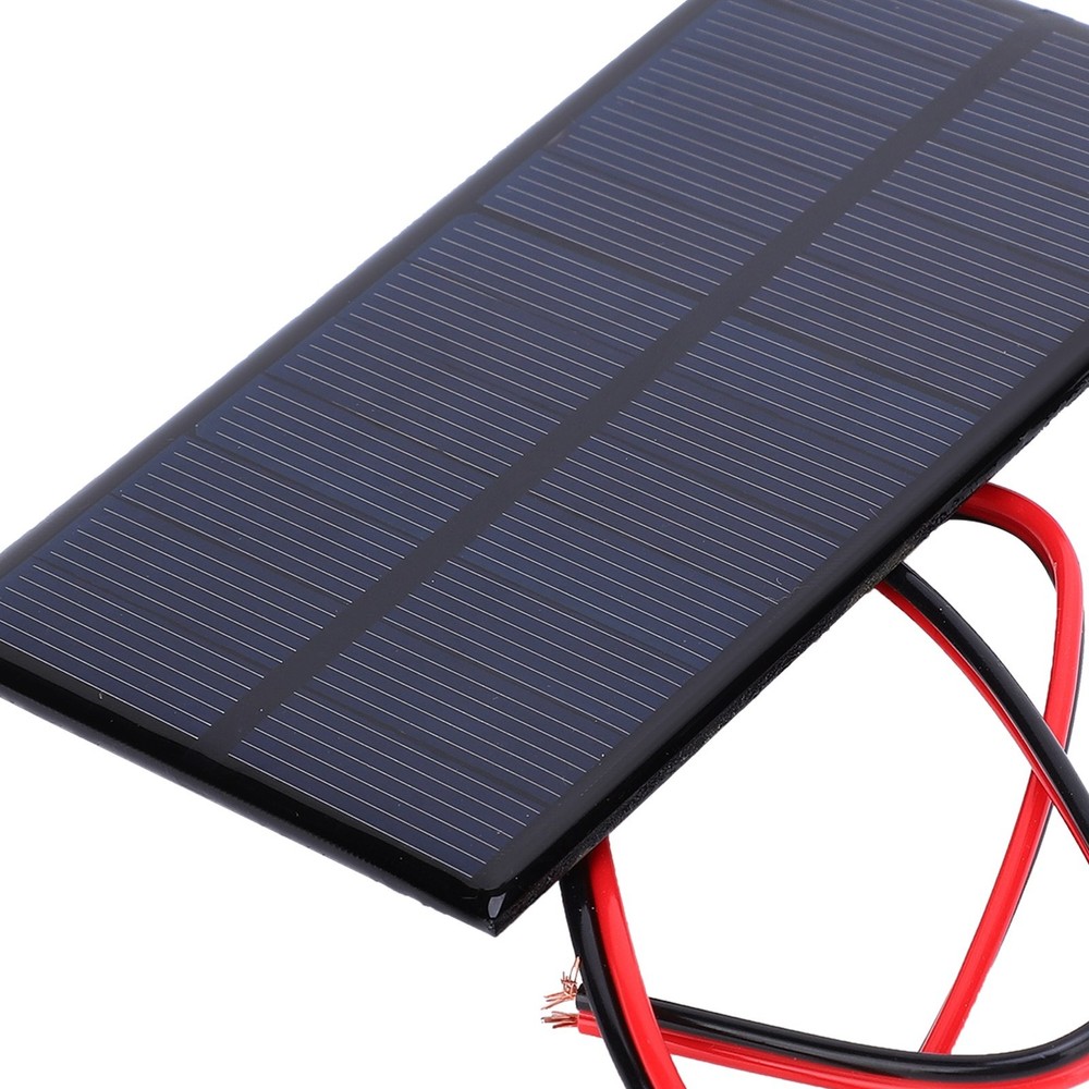 3pcs DC 6V 1W Solar Panel Cell Power Module Solar Panel With 30cm Cable