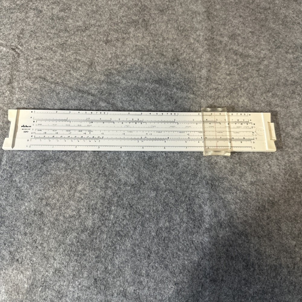 Pickett Slide Rule Microline 120 Vintage