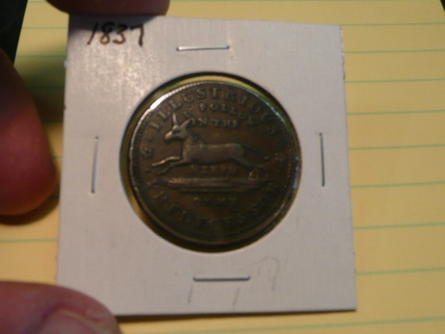 Hard Times Token Illustrious Predecessor 1837