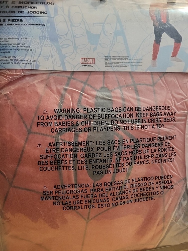 Marvel Spider-Man Costume Men's Size 40-42 #4101