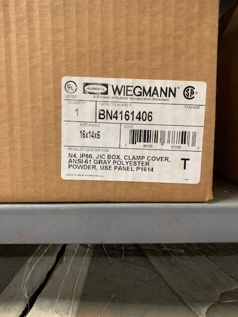 BN4161406 WIEGMANN JUCTION BOX