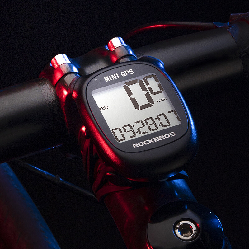 ROCKBROS Wireless Bicycle Computer ANT+ GPS Cycling Computer +Bicycle Mount