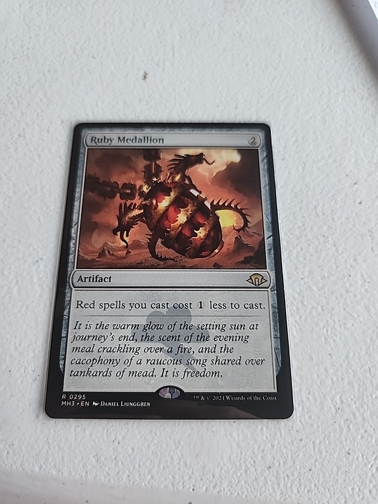 MTG Ruby Medallion (Rare) Modern Horizons 3 N/M #M49
