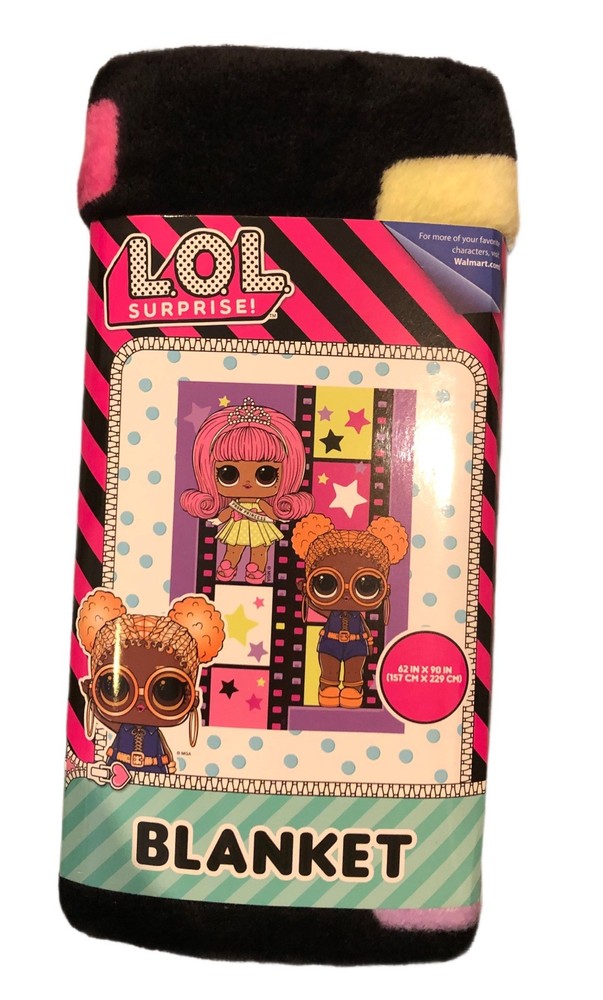 LOL Surprise! Blanket Throw Super Soft 62" x 90"